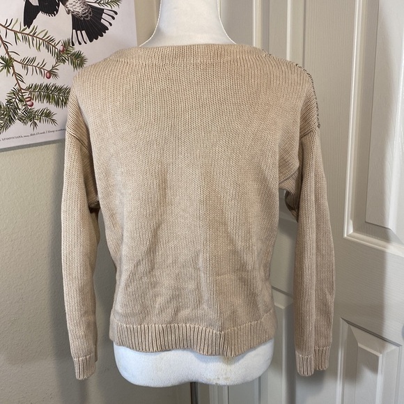 ARMANI exchange pullover chunky knit sweater size medium - Picture 5 of 11